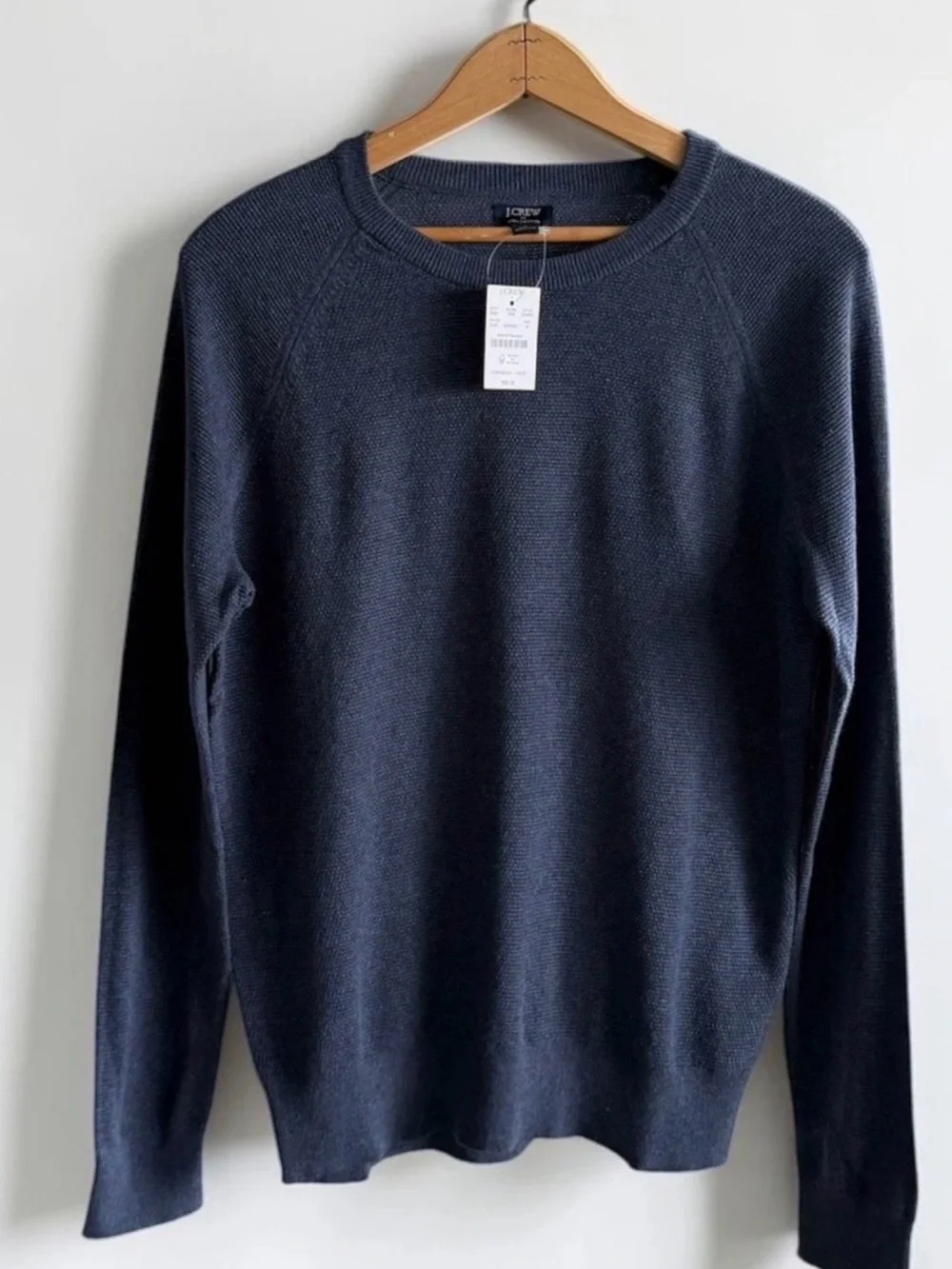 J. Crew Men's Dark Navy Crewneck Sweater